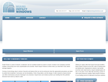 Tablet Screenshot of miamiimpactwindows.com